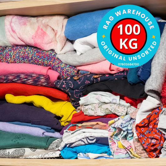 Buy wholesale original used clothing parcels from The Rag Warehouse