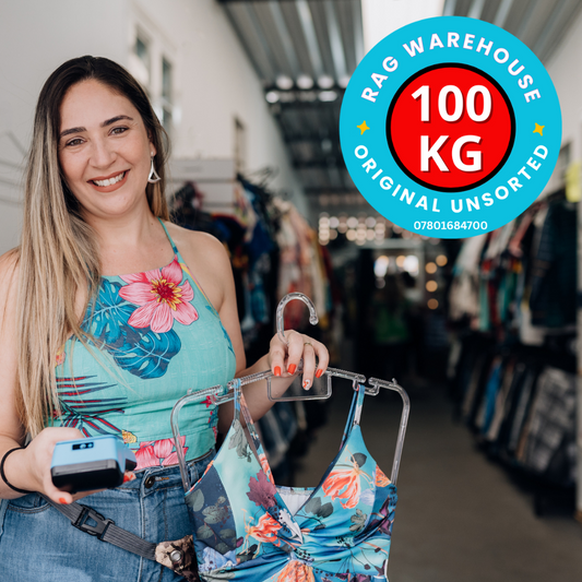 Buy wholesale original used clothing parcels from The Rag Warehouse