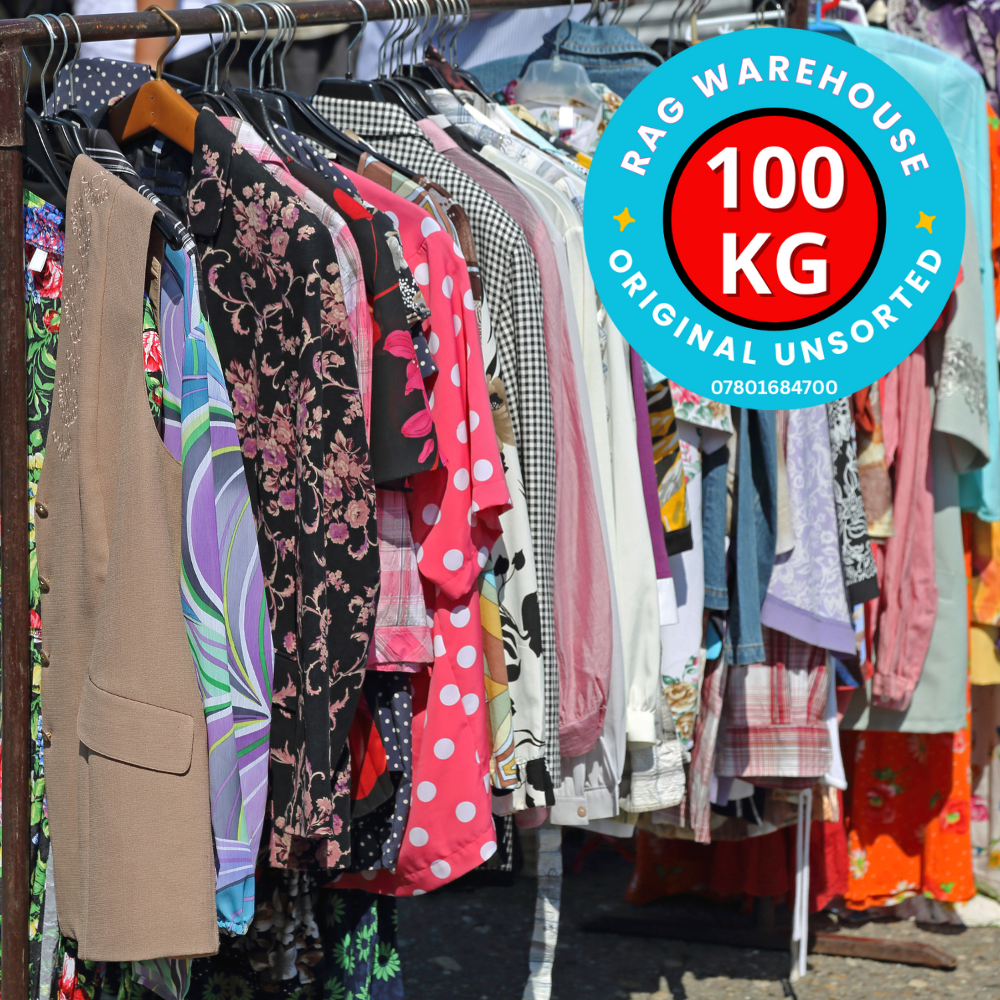 Buy wholesale original used clothing parcels from The Rag Warehouse