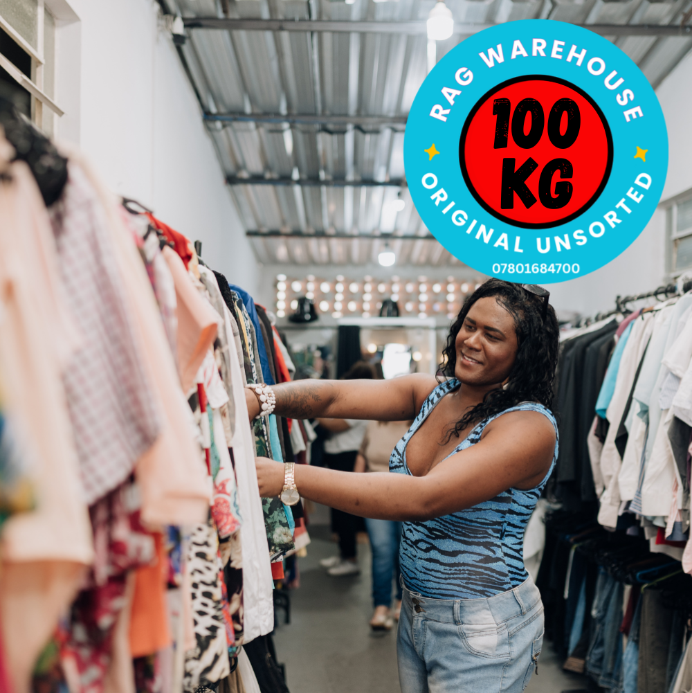 Buy wholesale original used clothing parcels from The Rag Warehouse