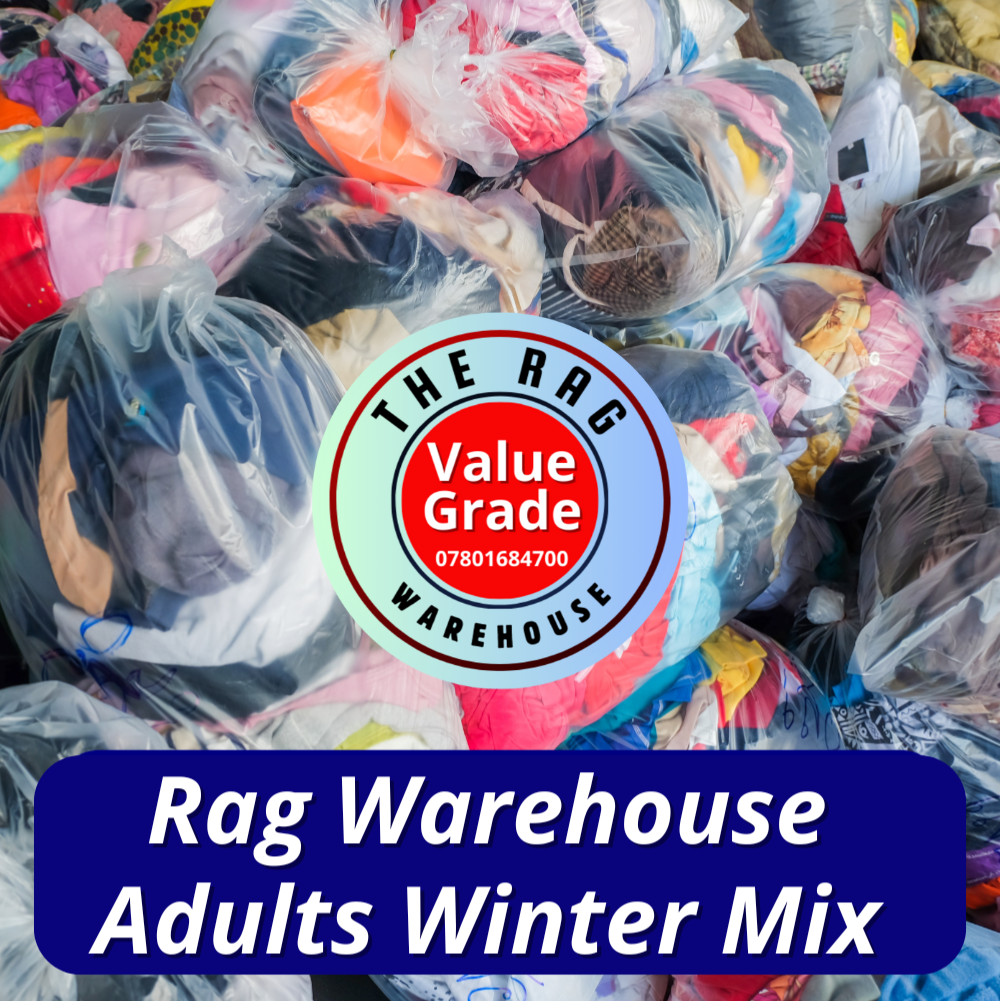 Wholesale second hand used clothing for Adults Bulk 250kg lots of pre-worn re-wearable winter garments ready for resellers.