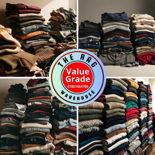 Wholesale second hand used clothing for Adults, Bulk 50kg bundles of pre-worn re-wearable winter garments ready for resellers.