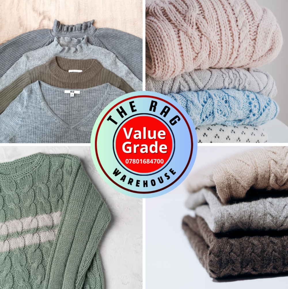 Bulk Used Women's Winter Clothing, knitwear wholesale parcel