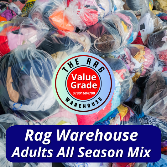 Wholesale second hand used clothing for Adults Bulk 250kg lots of pre-worn re-wearable garments ready for resellers.