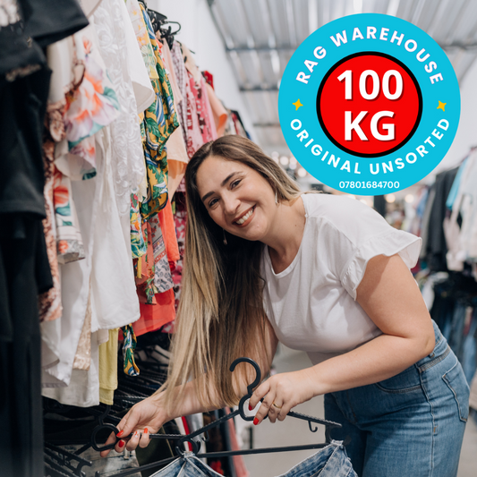 Buy wholesale original used clothing parcels from The Rag Warehouse