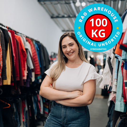 Buy wholesale original used clothing parcels from The Rag Warehouse