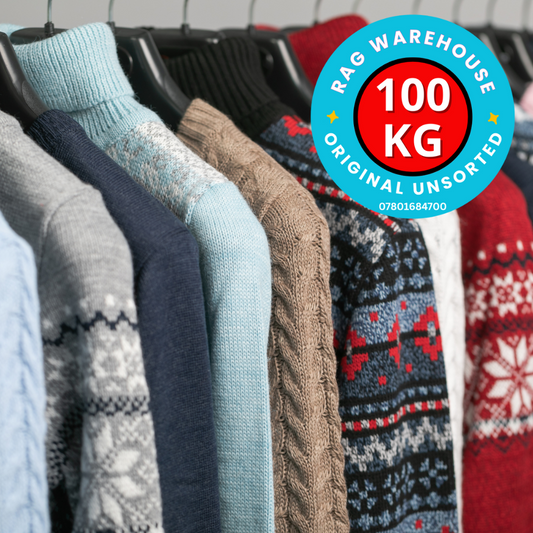 100kg Wholesale Used Clothes Parcel – Charity Shop Rail Take Offs & Surplus