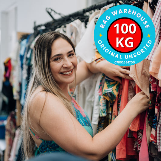 Buy wholesale original used clothing parcels from The Rag Warehouse