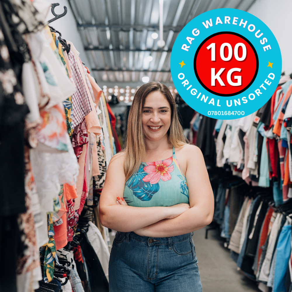 Buy wholesale original used clothing parcels from The Rag Warehouse