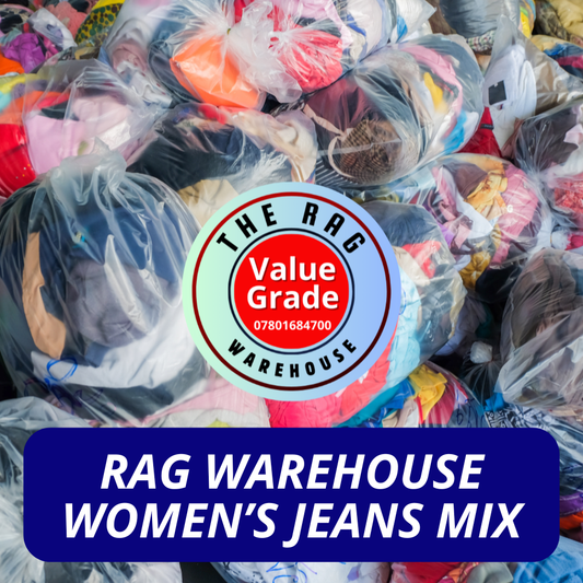 Wholesale 50KG Bulk Used Women's Jeans Mix