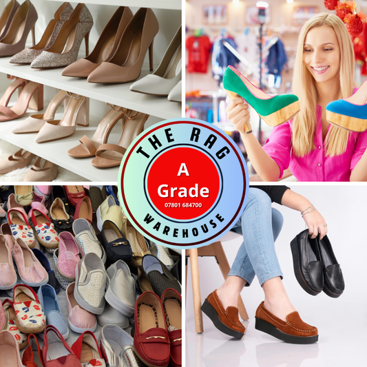 Wholesale parcel of used A grade Women's Footwear for resellers