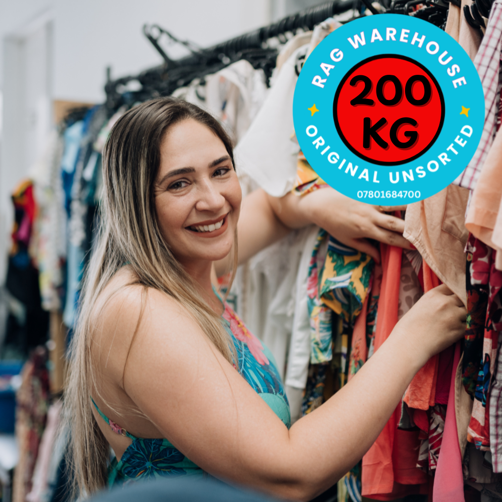 Wholesale Clothing Parcel 200kg – Unsorted UK Second Hand Clothes