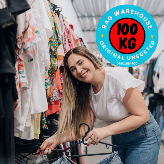Buy wholesale original used clothing parcels from The Rag Warehouse