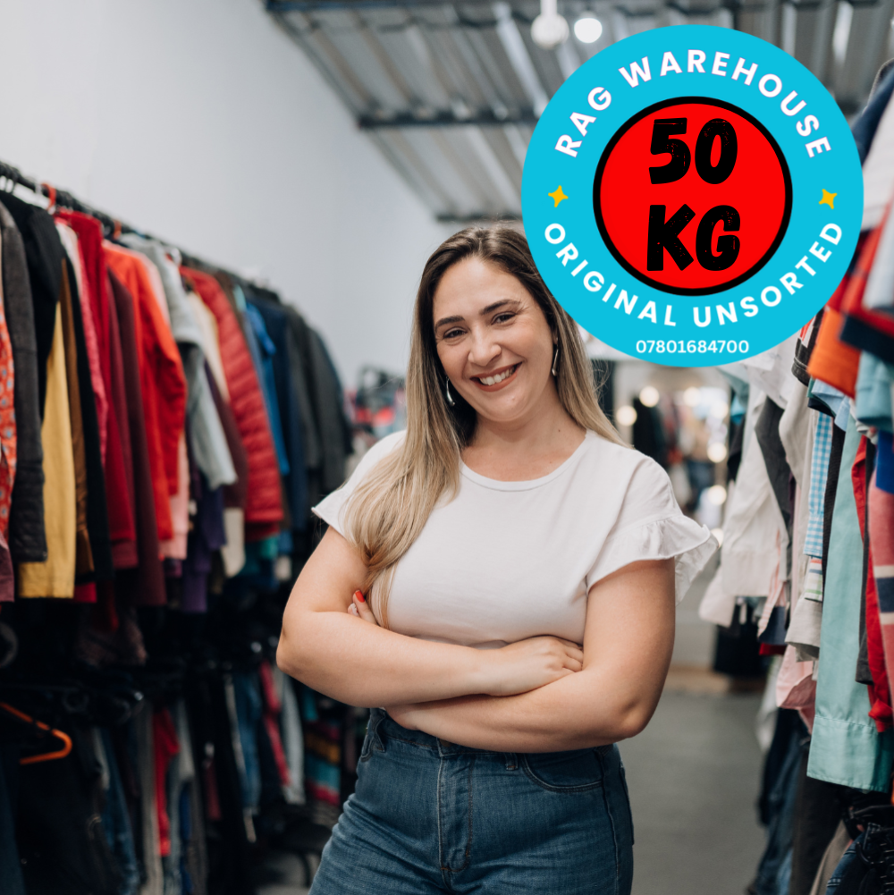 Buy wholesale original used clothing parcels from The Rag Warehouse