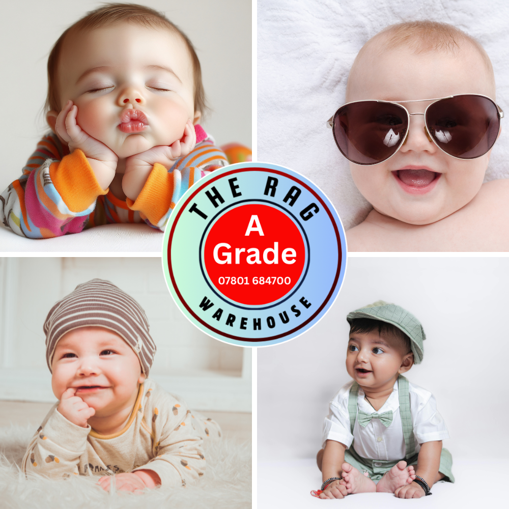 8KG Pre-loved Baby All Season  Clothing Mix - A Grade Wholesale parcel